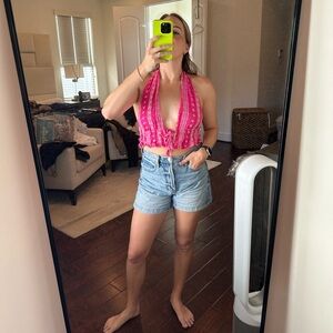 Pink Zara halter top